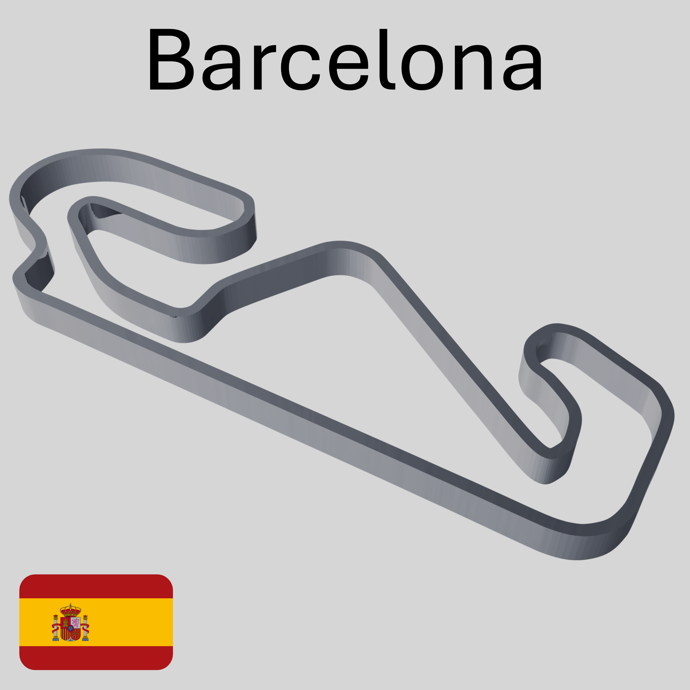 Barcelona – Streckenkarte